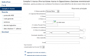 3 Ricorso Giudice di Pace Online Inserimento Dati Personali 300x188 Ricorso Giudice di Pace online